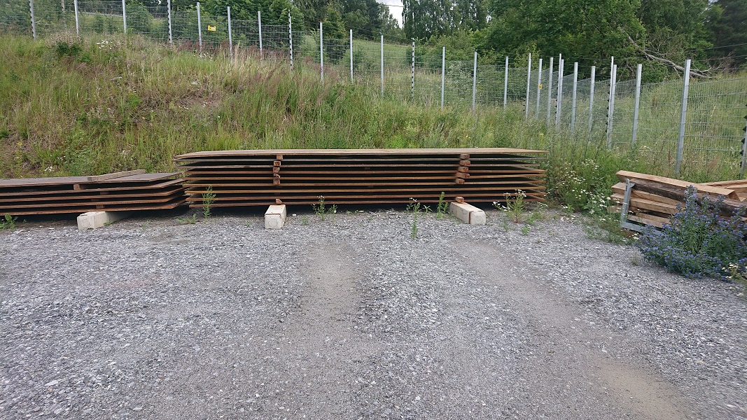 Körplåt 6m vikt 2880kg. Format 30x6000x2000mm